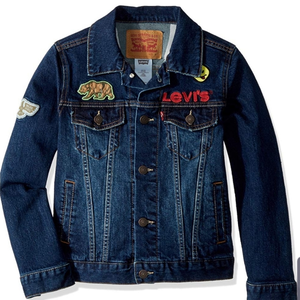 Levi's Boys' Little Denim Trucker Jacket, Sz M